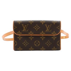  Louis Vuitton - Sac de ceinture florentin en toile Monogram