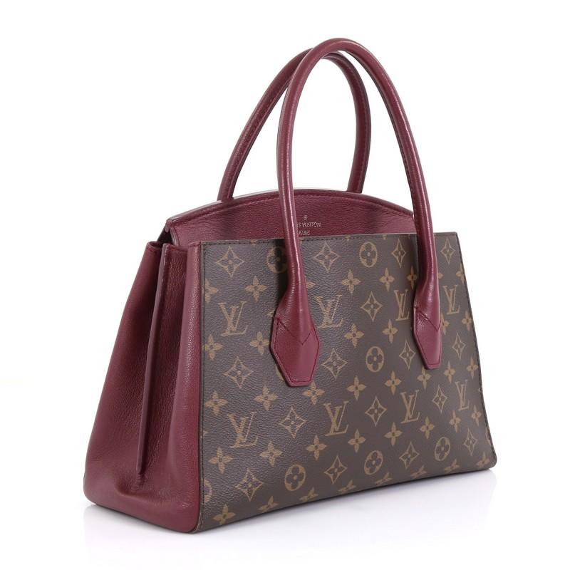 Noir Louis Vuitton Sac à main Florine Monogramme Toile et Cuir