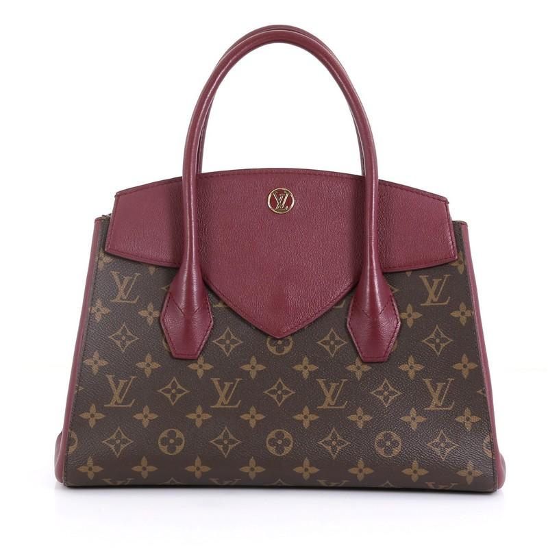 Louis Vuitton Sac à main Florine Monogramme Toile et Cuir Bon état à NY, NY