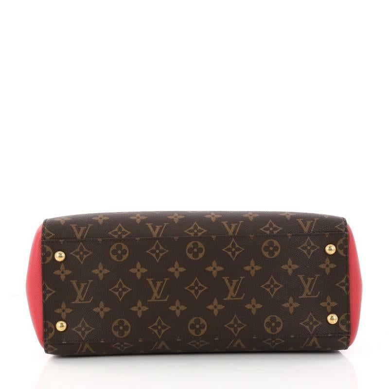 Brown Louis Vuitton Florine Handbag Monogram Canvas and Leather 