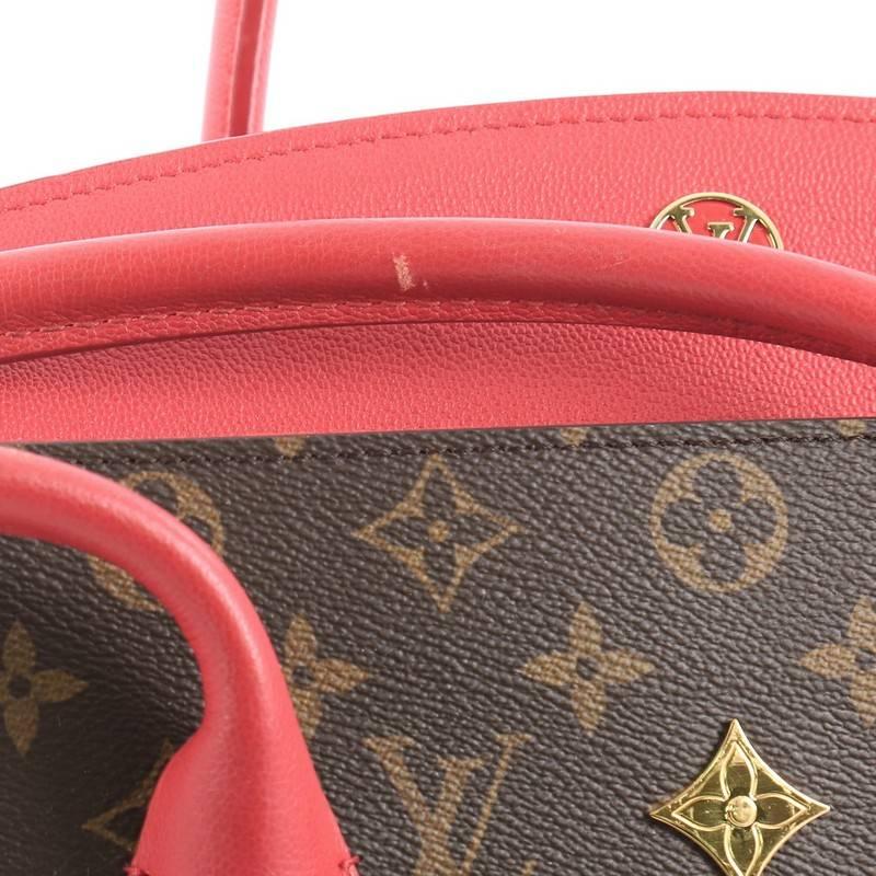 Louis Vuitton Florine Handbag Monogram Canvas and Leather  In Good Condition In NY, NY