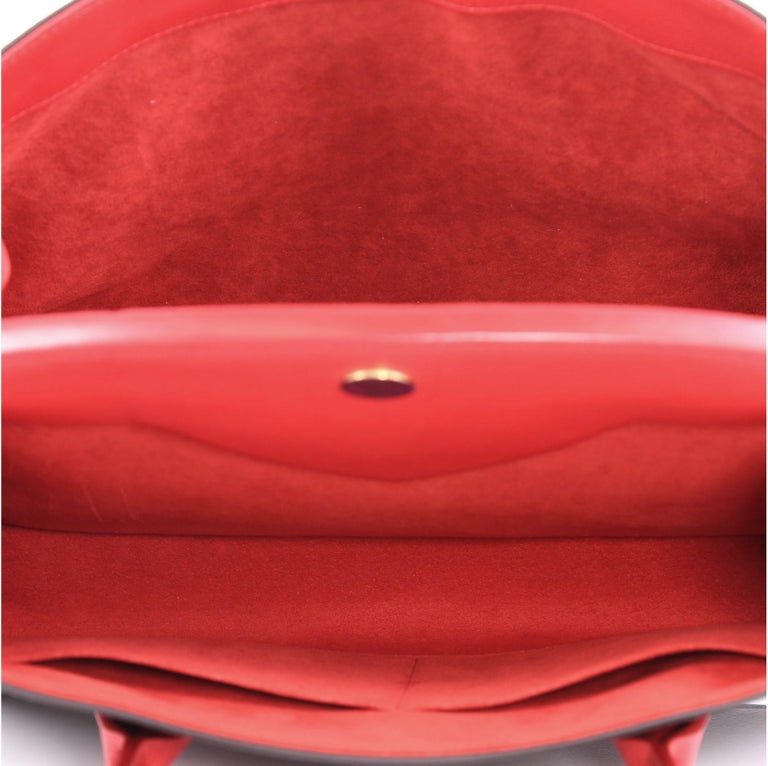 LOUIS VUITTON Florine Monogram Canvas Shoulder Bag Red