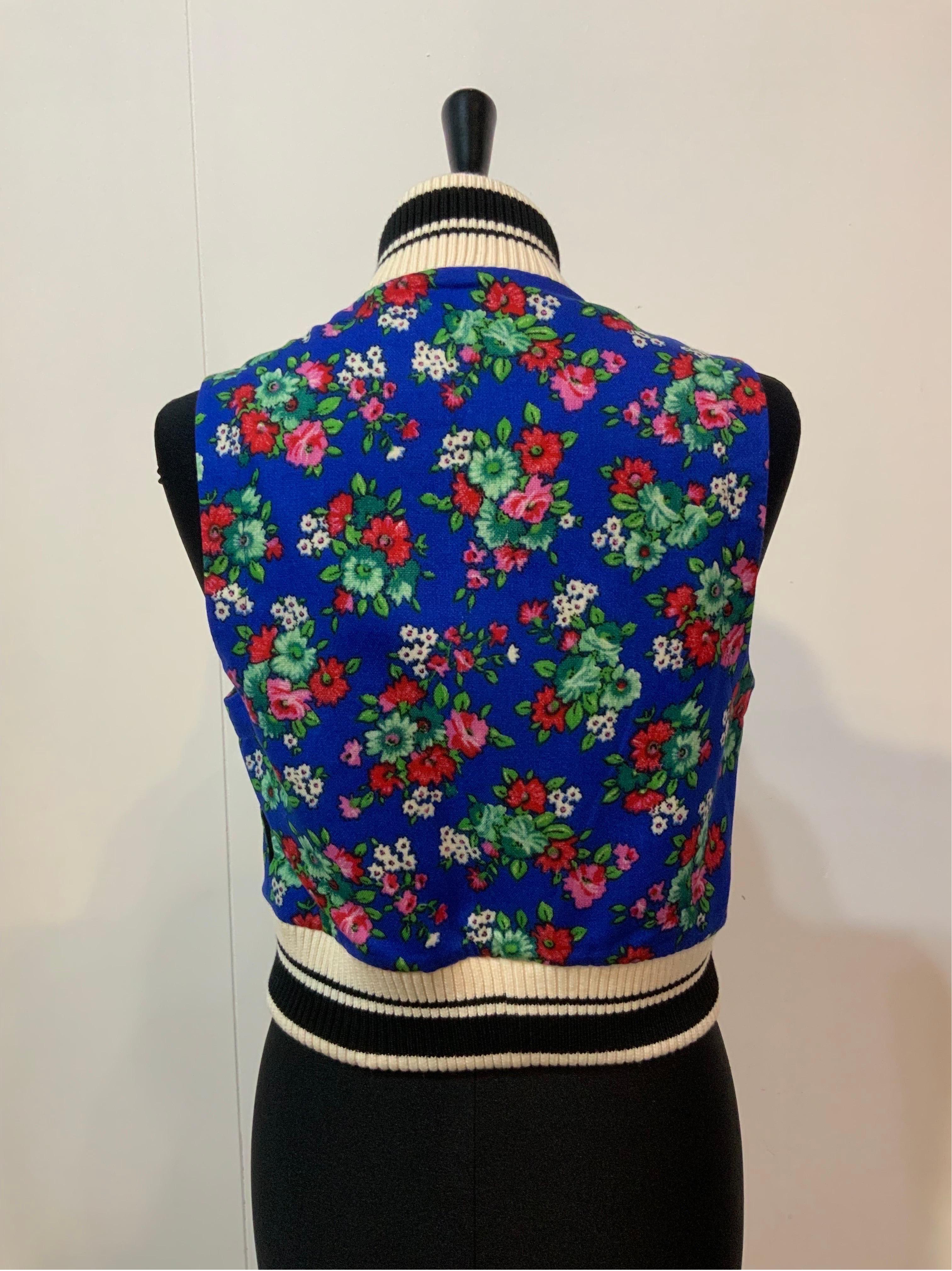 Louis Vuitton flower Double Face Gilet In Excellent Condition For Sale In Carnate, IT