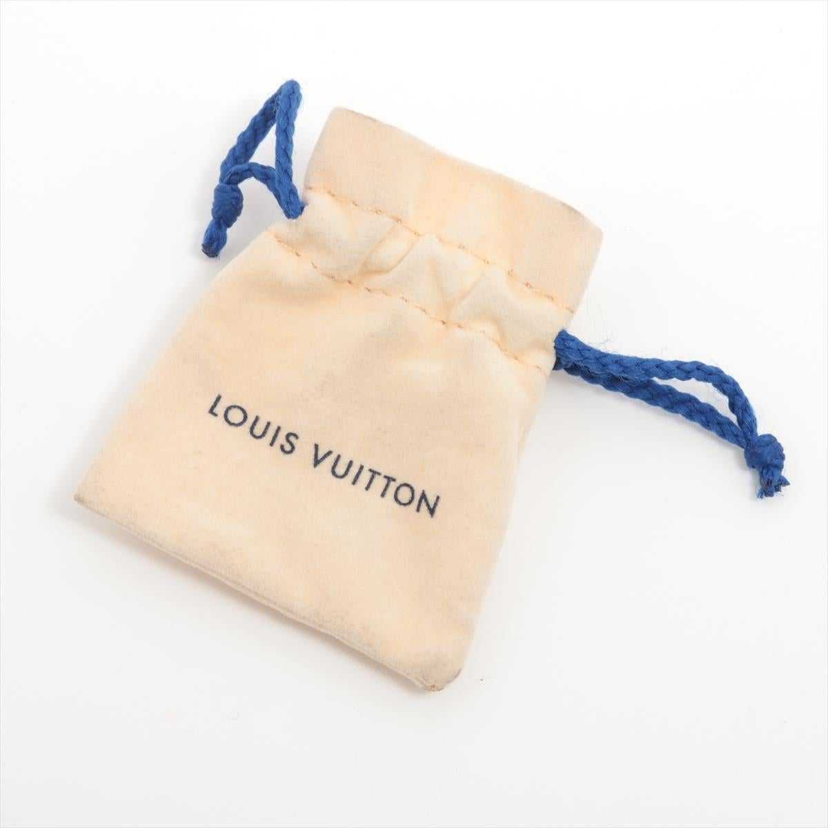 Louis Vuitton Flower Full Metal Stud Earring Gold For Sale 2