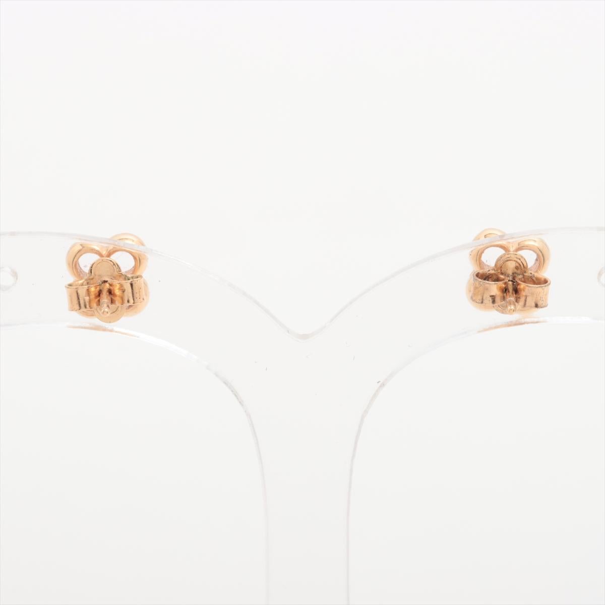 Women's Louis Vuitton Flower Full Stud Earring Gold