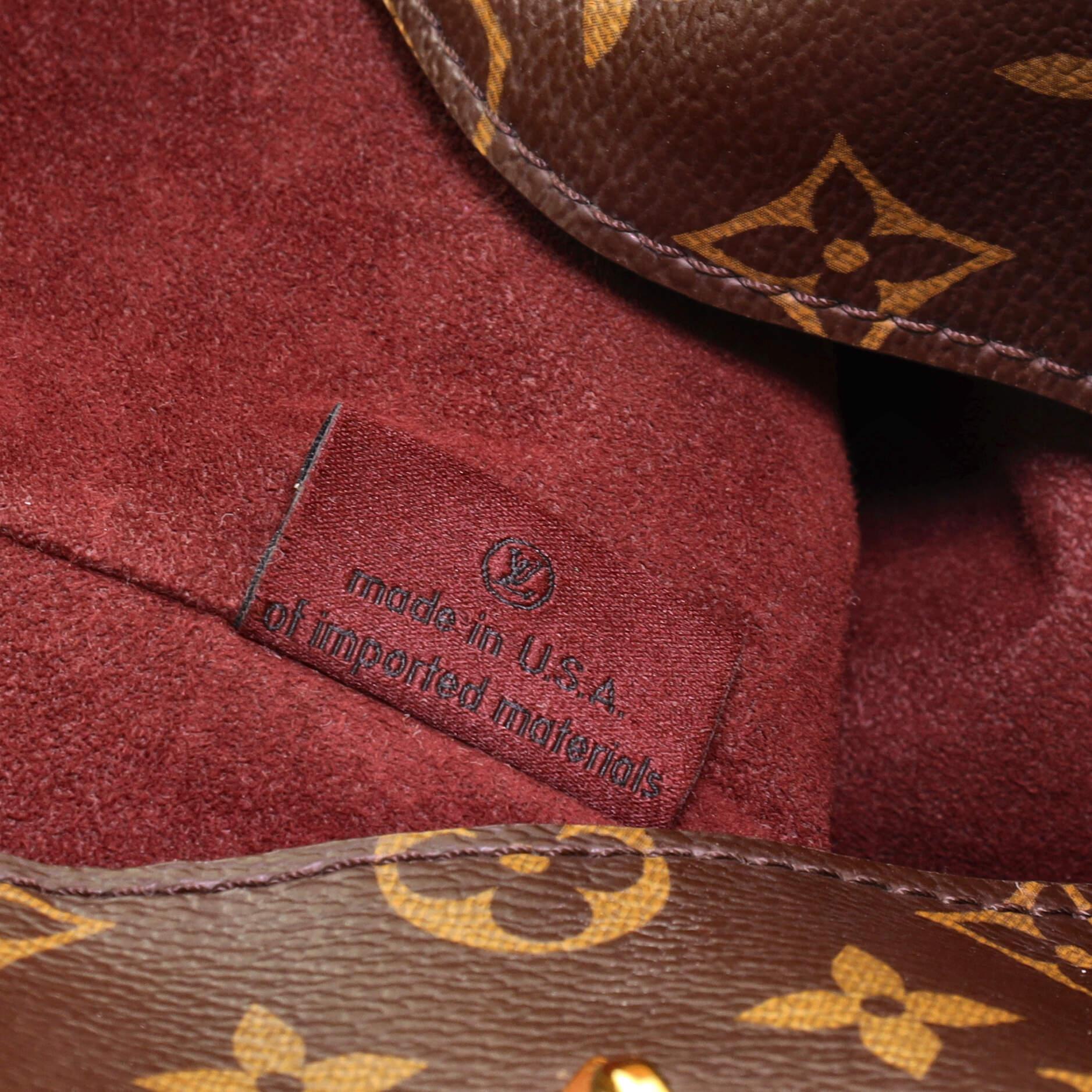 Louis Vuitton Flower Hobo Monogram Canvas 4