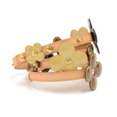 Louis Vuitton Flower Motif Belt In Multicolor Vernis Leather x Cowhide Leather