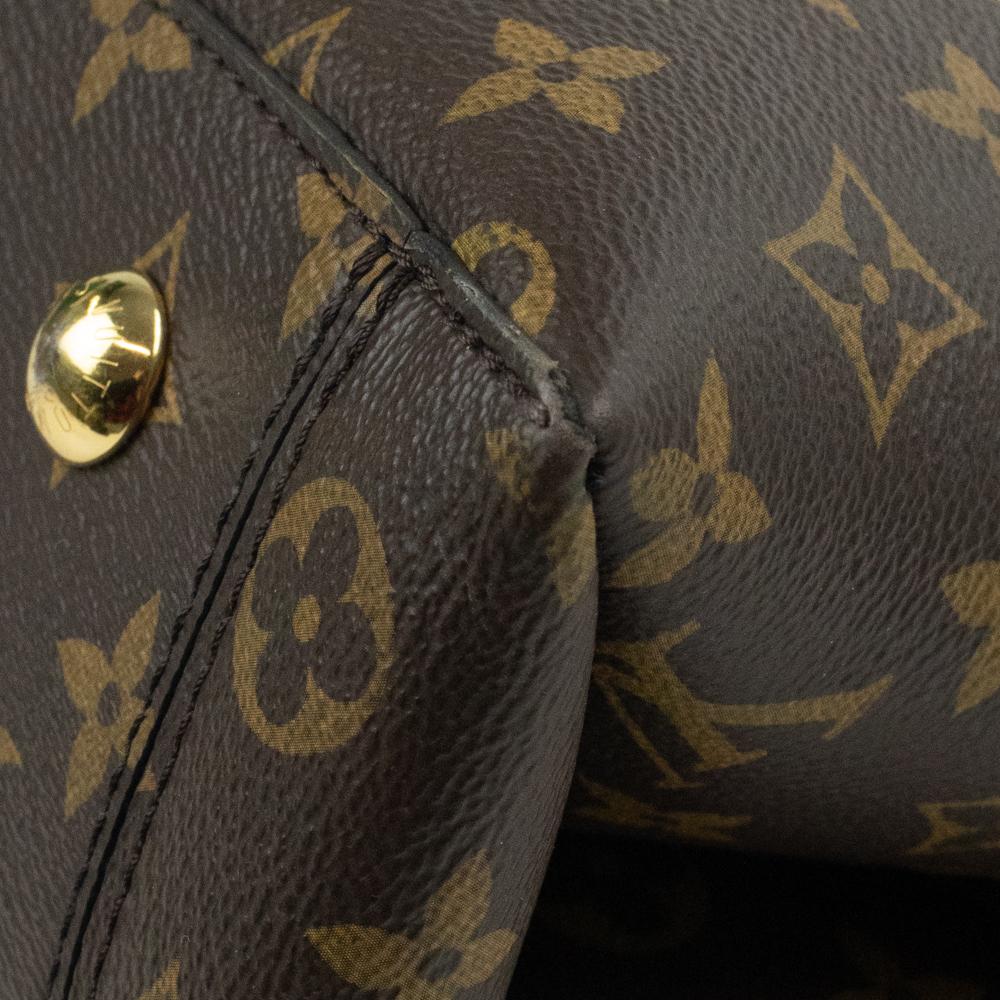 LOUIS VUITTON, Flower Tote in brown canvas 3