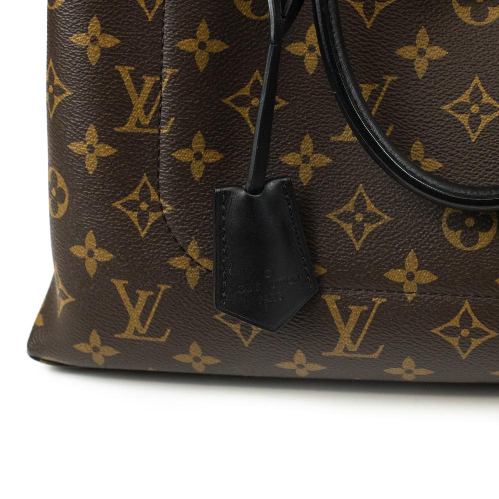 LOUIS VUITTON, Flower Tote in brown canvas 1