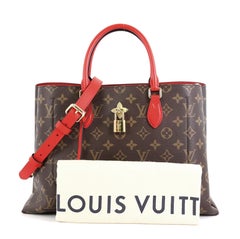 Louis Vuitton Blume Tote Monogramm Segeltuch