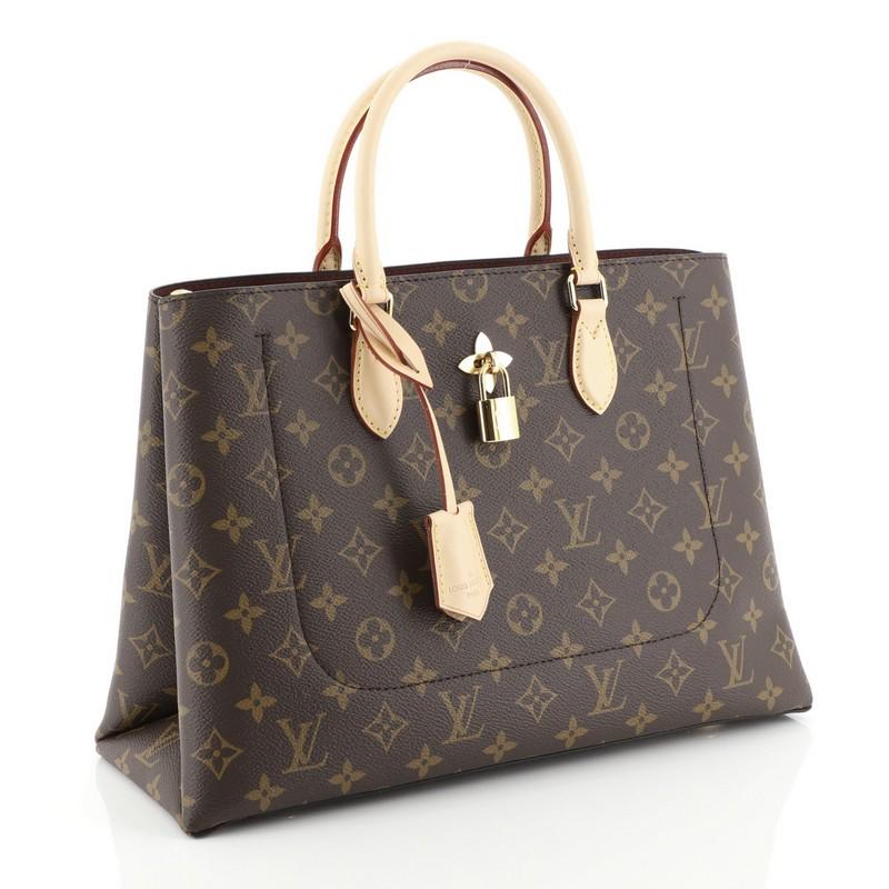 lv flower tote bag