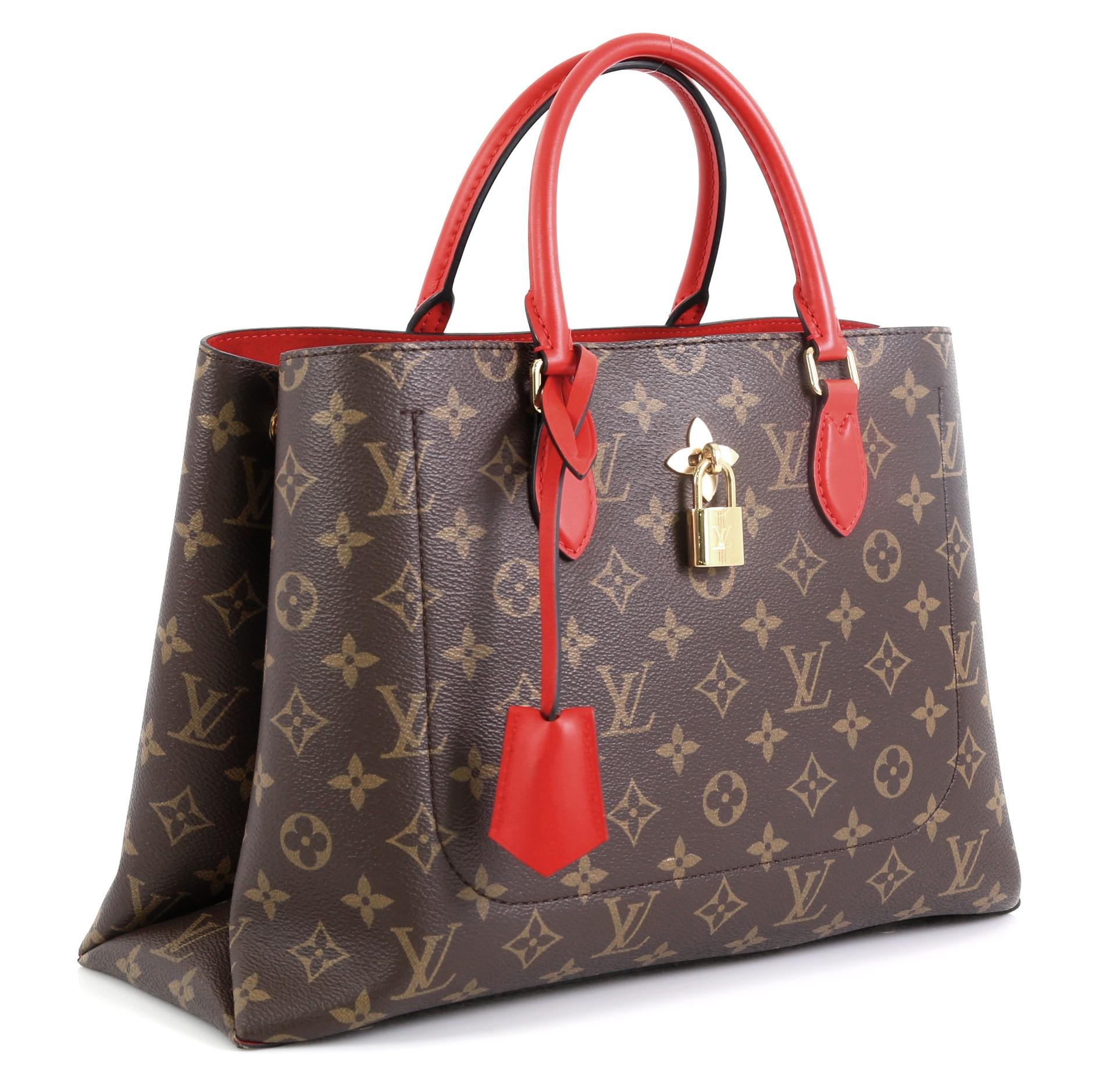 lv flower tote