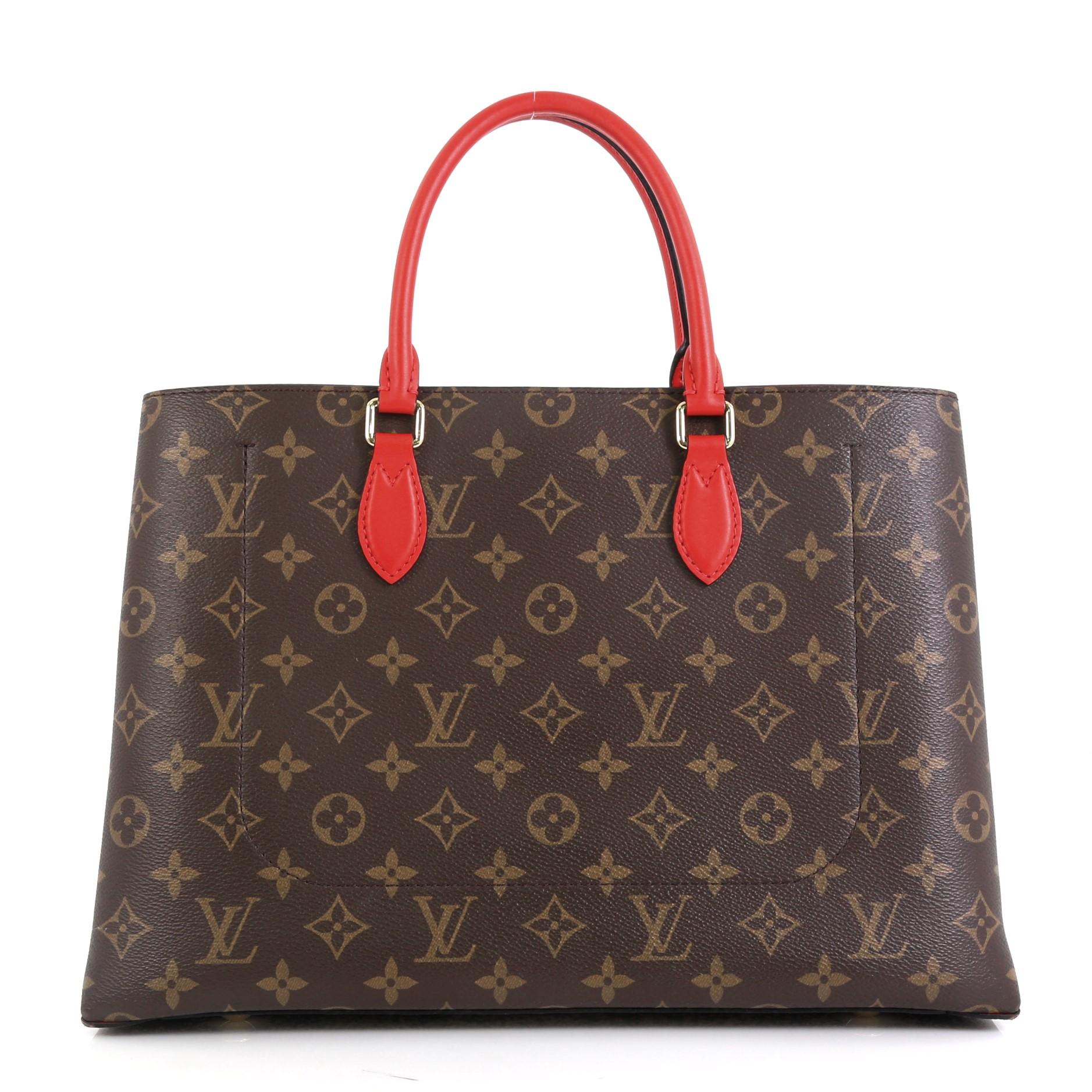 lv flower tote