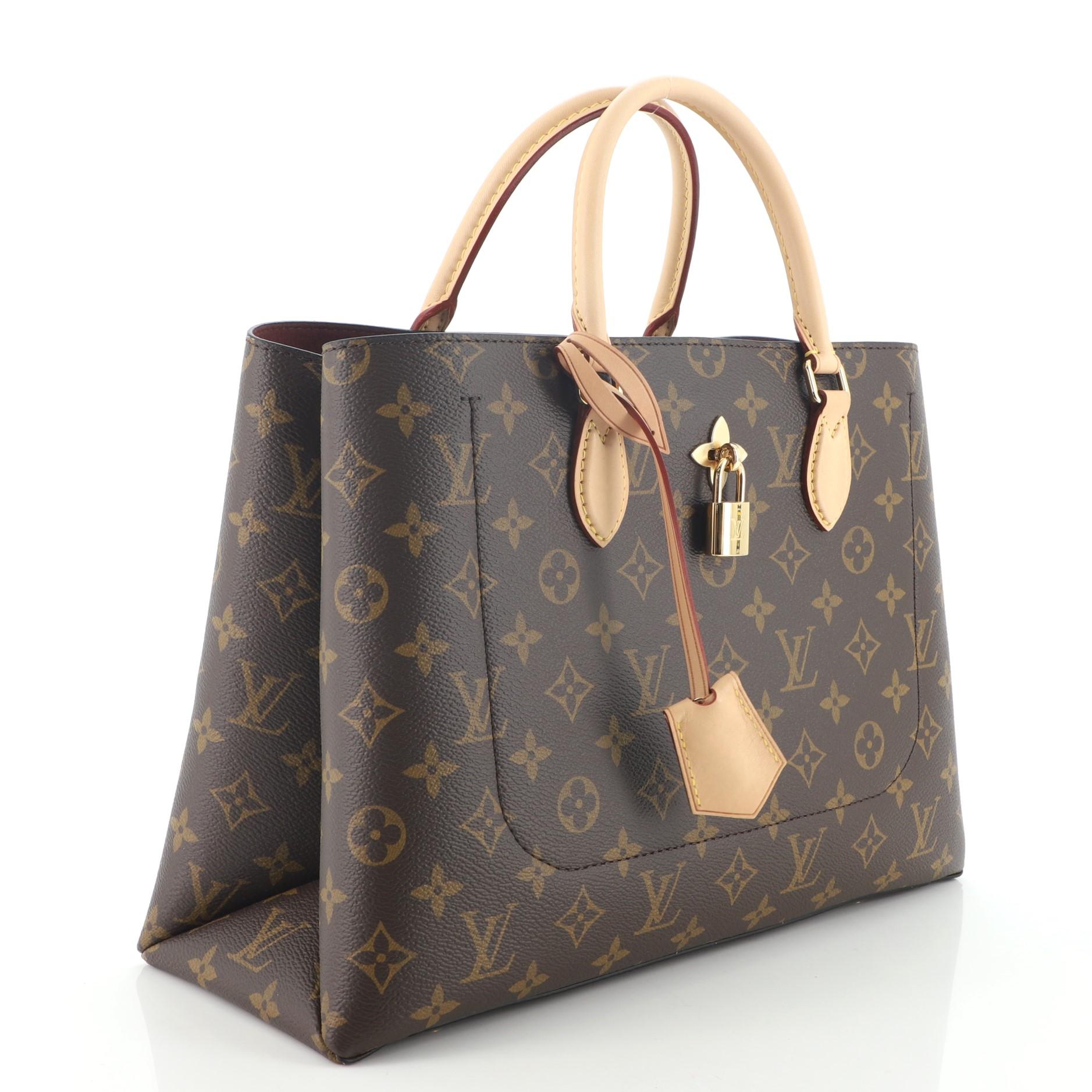 lv flower tote