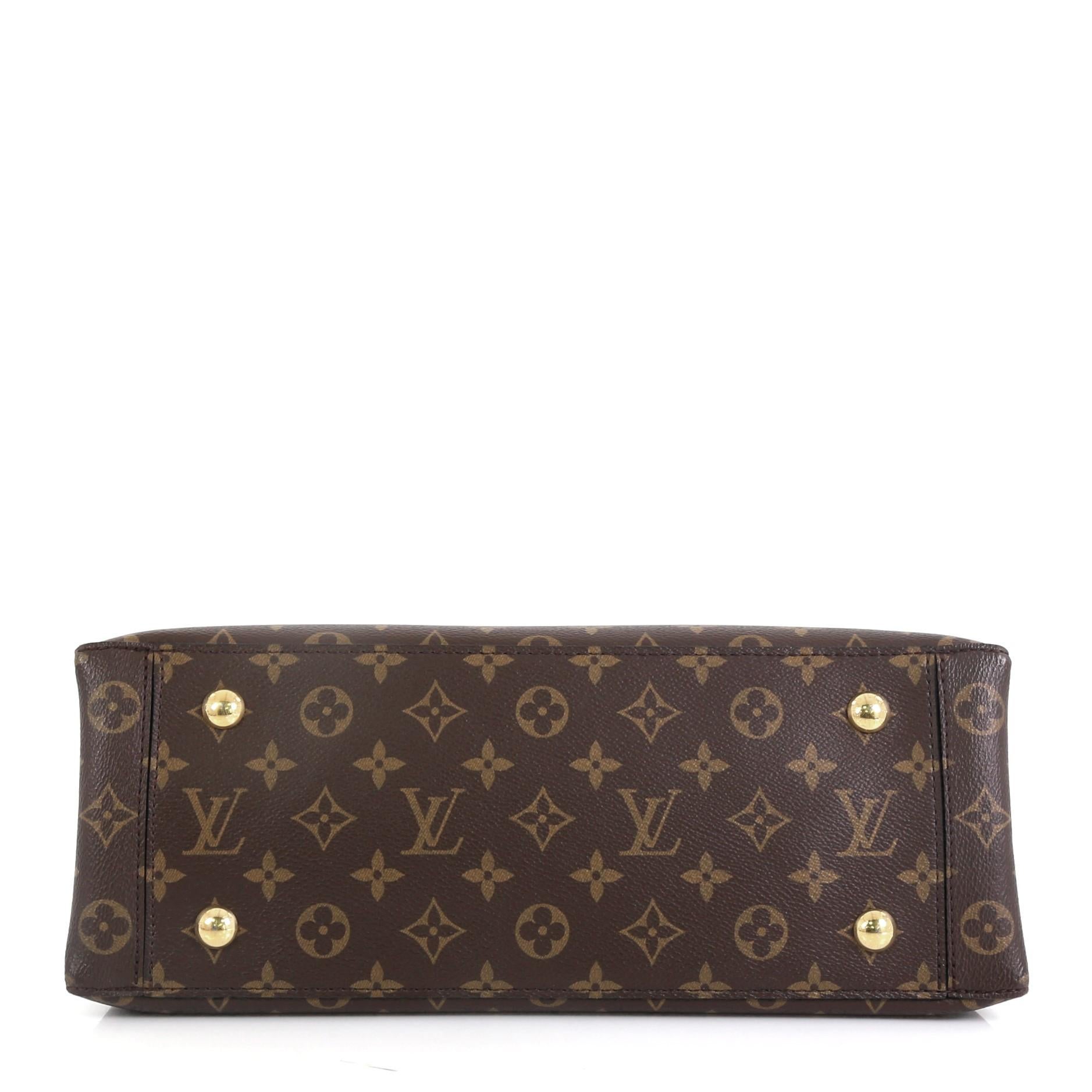Black Louis Vuitton Flower Tote Monogram Canvas