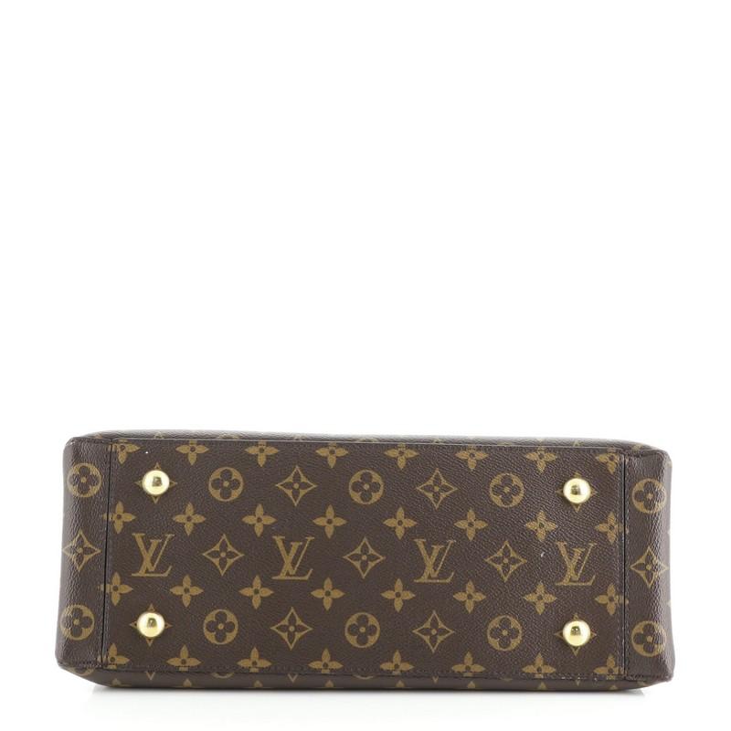 louis vuitton flower tote with monogram canvas