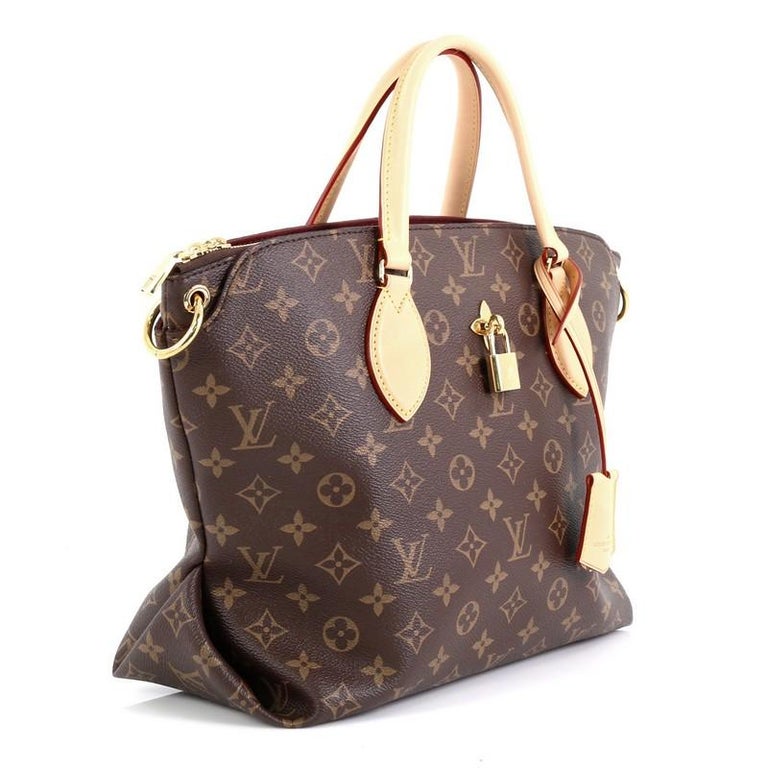 Louis Vuitton Flower Zipped Tote Monogram Canvas MM For Sale at 1stdibs