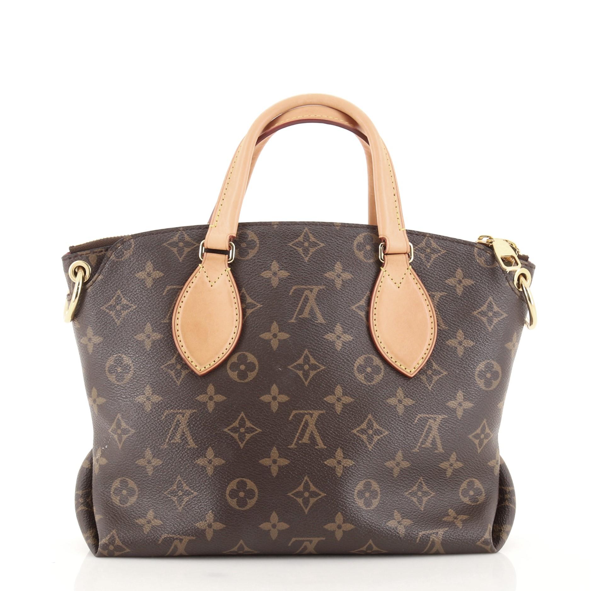 lv flower zipped tote pm