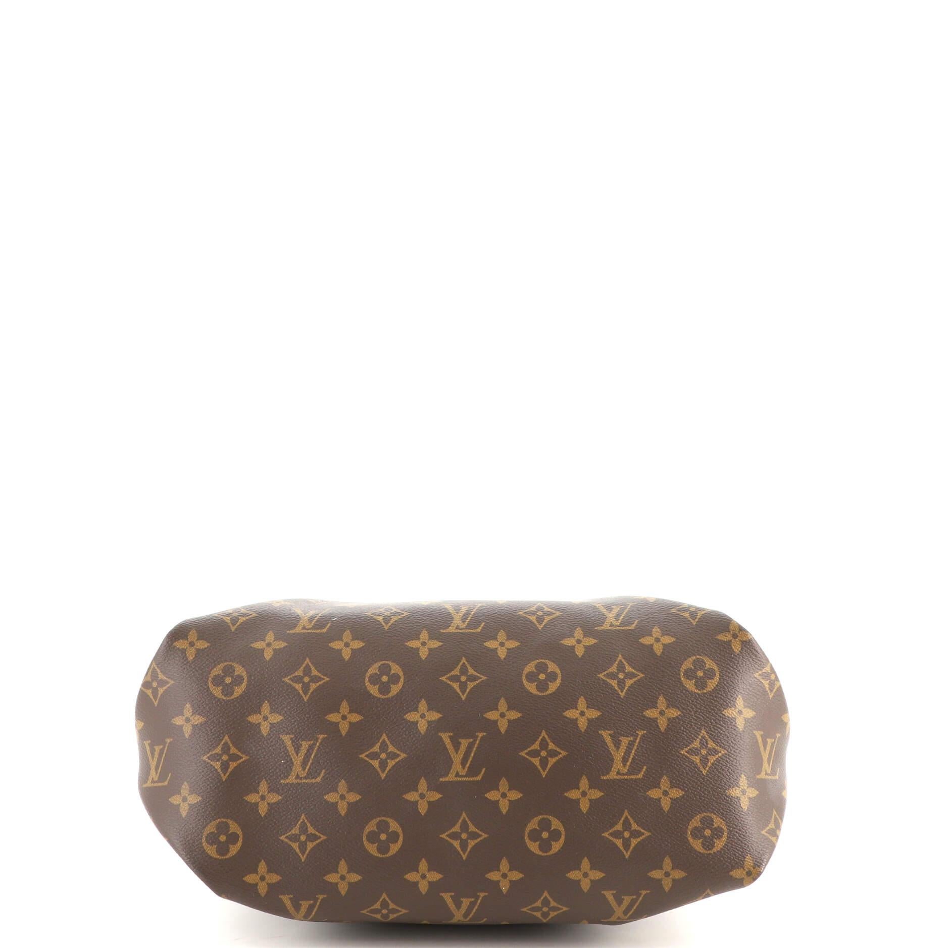 Louis Vuitton Flower Zipped Tote Monogram Canvas MM In Good Condition In NY, NY
