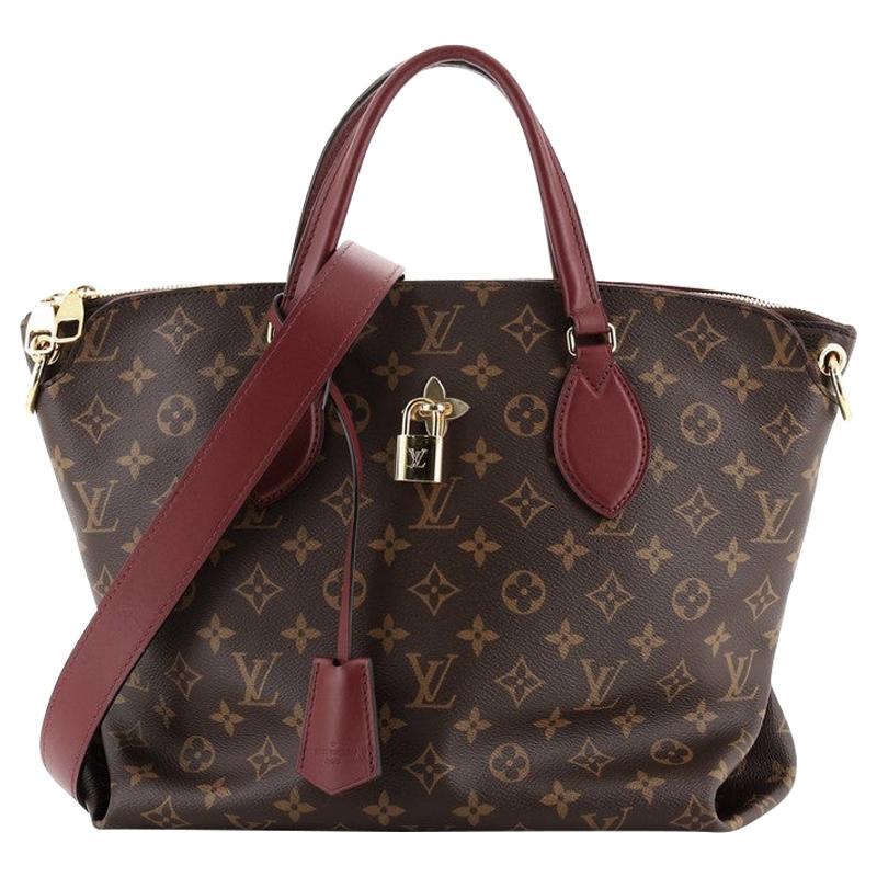 Louis Vuitton Dark Monogram Glace Elvin Attache Briefcase 234033 Brown ...