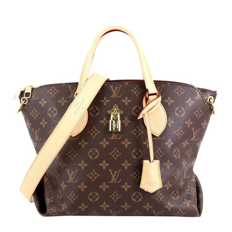 Louis Vuitton Flower Zipped Tote Monogram Canvas MM For Sale at 1stdibs