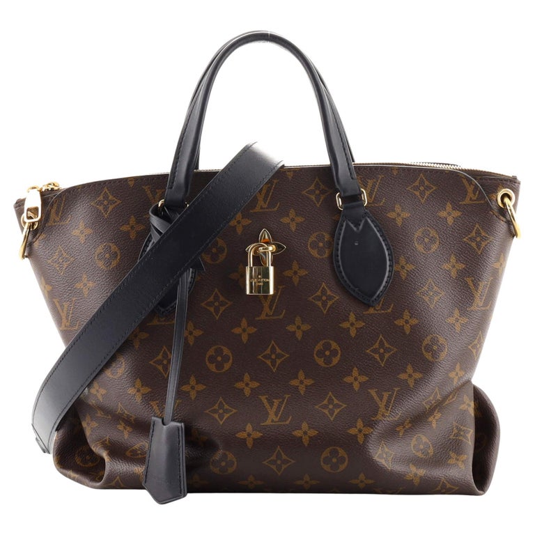 Louis Vuitton Flower Zipped Tote Monogram Canvas MM For Sale at 1stDibs