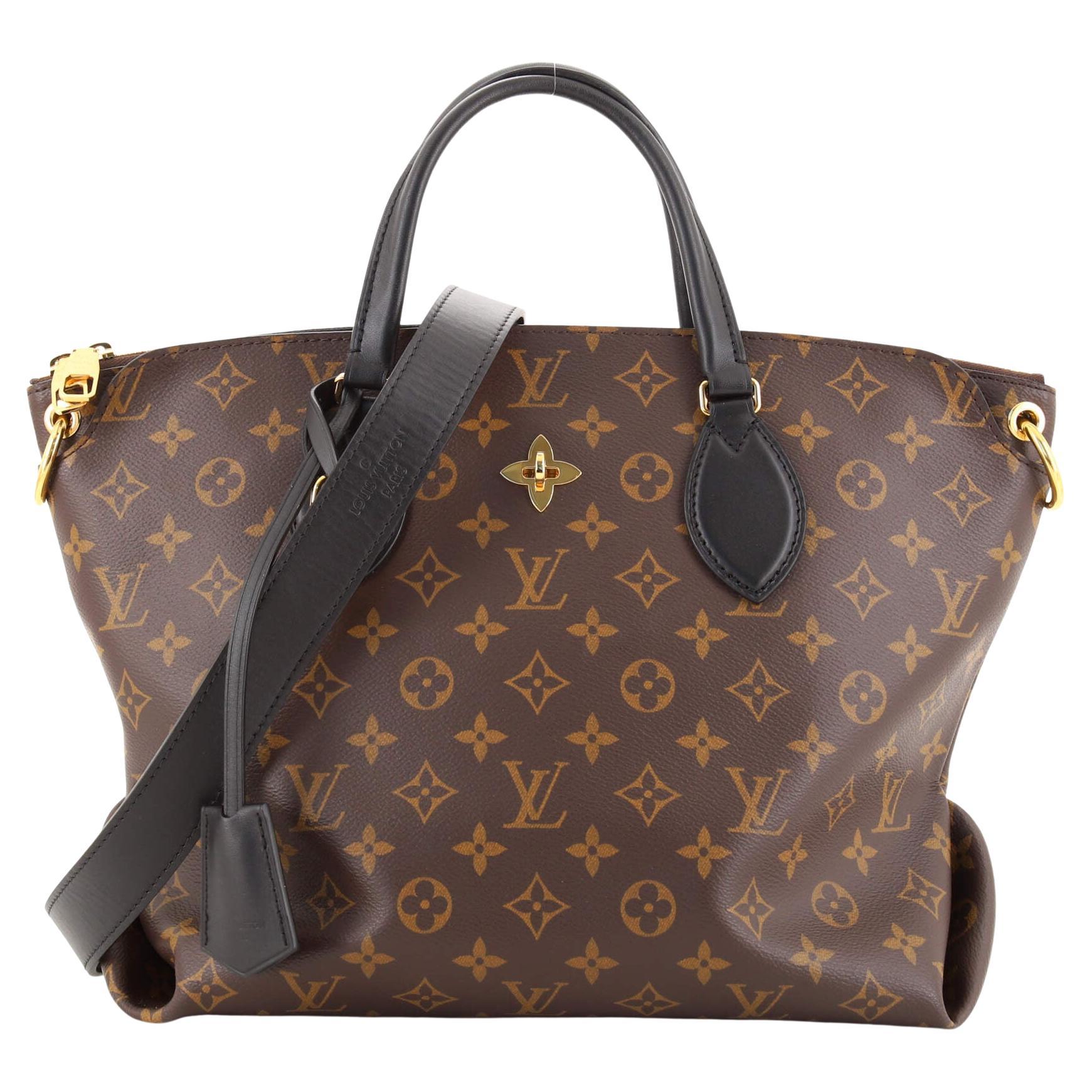 Louis Vuitton Flower Zipped Tote Monogram Canvas MM