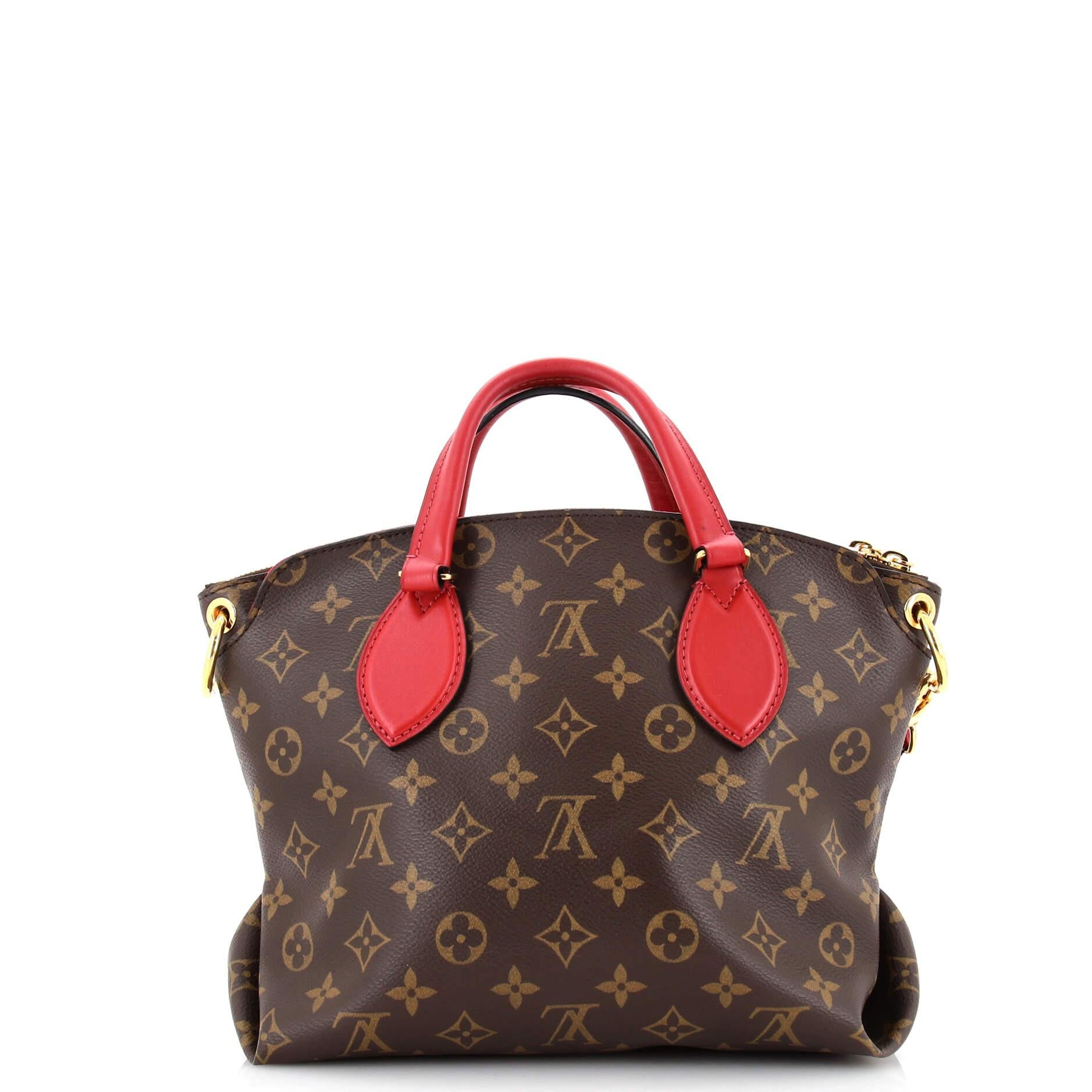 Louis Vuitton Flower Zipped Tote Monogram Canvas PM In Good Condition In NY, NY