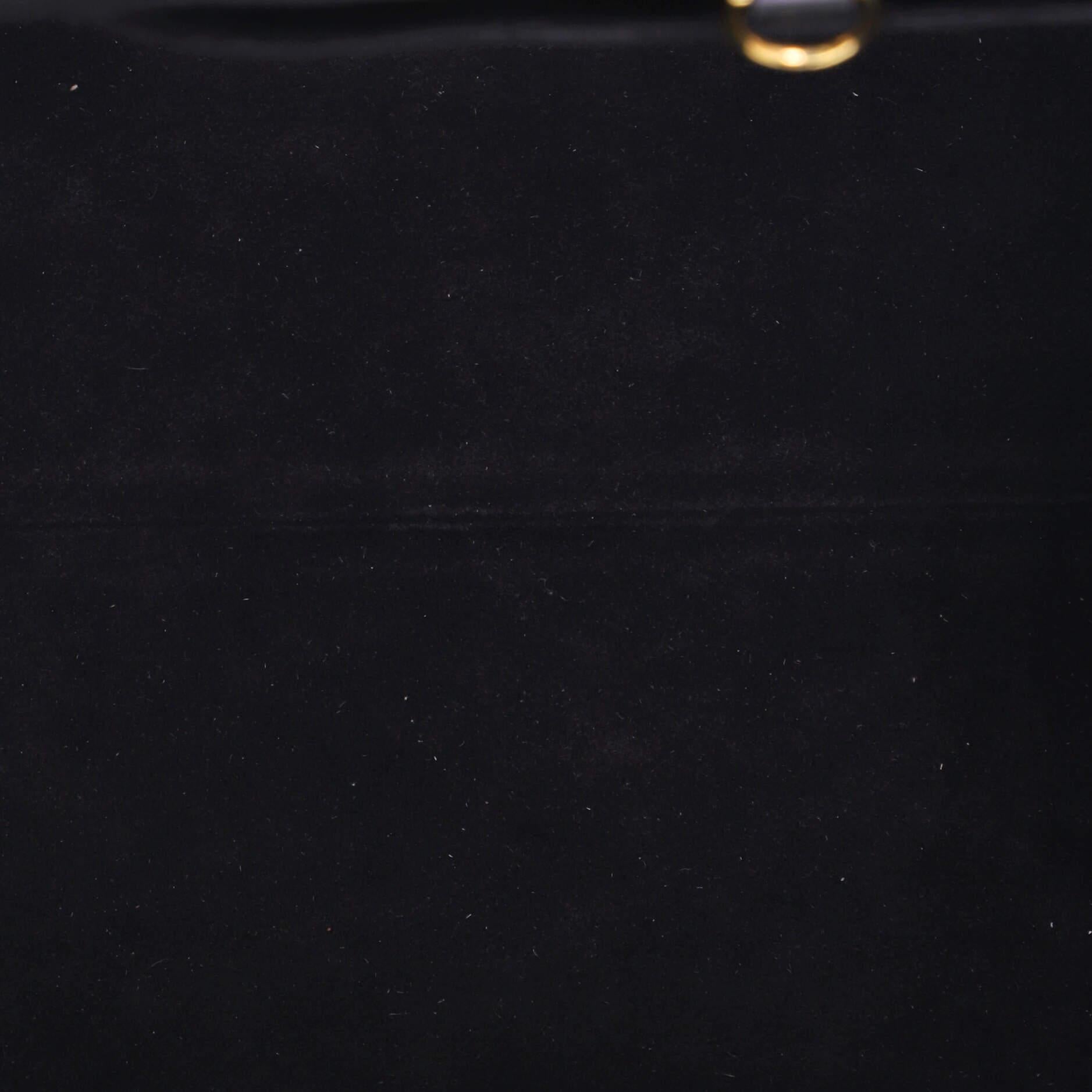 Black Louis Vuitton Fold Tote Monogram Canvas and Leather MM