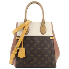 Louis Vuitton Fold Tote Monogram Canvas and Leather MM at 1stDibs