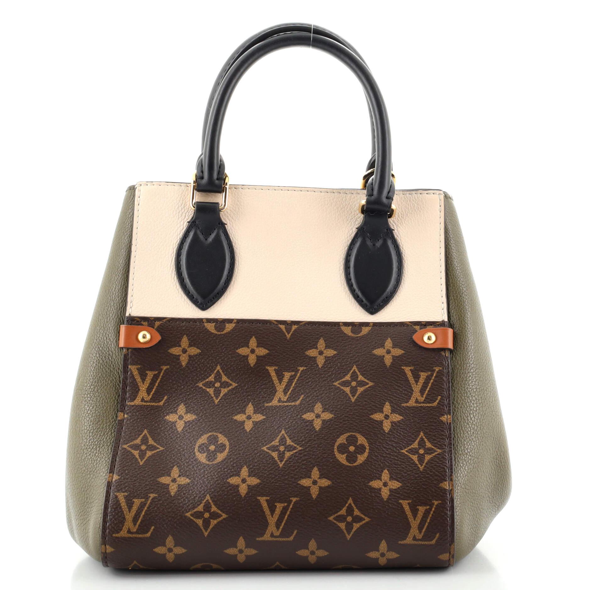Louis Vuitton Fold Tote Monogram Canvas and Leather PM In Good Condition In NY, NY