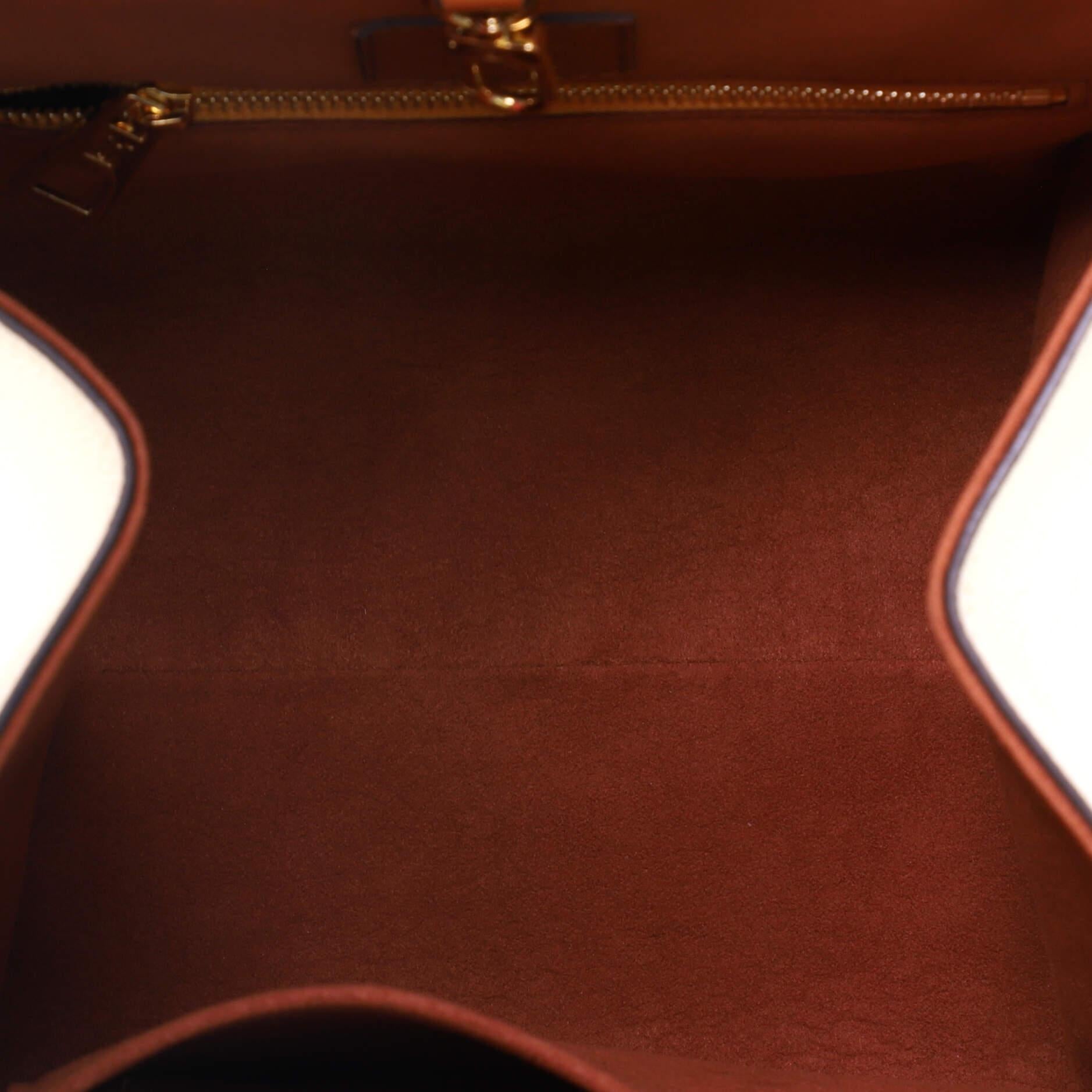 Black Louis Vuitton Fold Tote Monogram Canvas and Leather PM