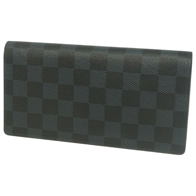 LOUIS VUITTON Folded portofeuilles Brazza Womens long wallet N63212 For Sale  at 1stDibs