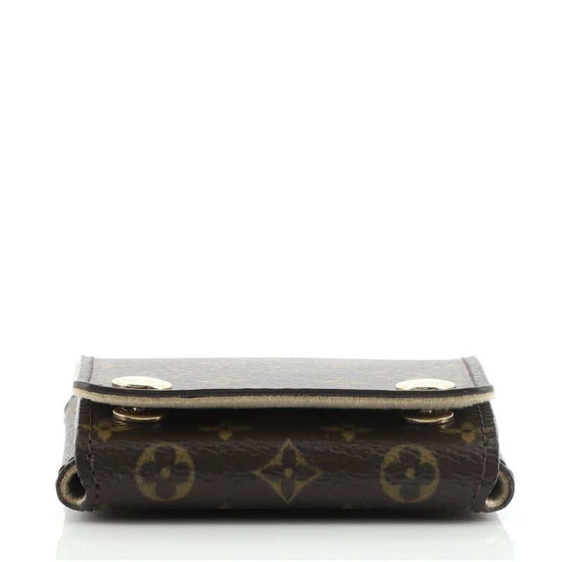 Louis Vuitton Folding Jewelry Case Monogram Canvas PM In Good Condition In NY, NY