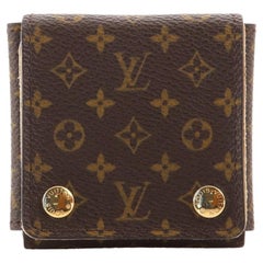 Louis Vuitton Folding Jewelry Case Monogram Canvas PM