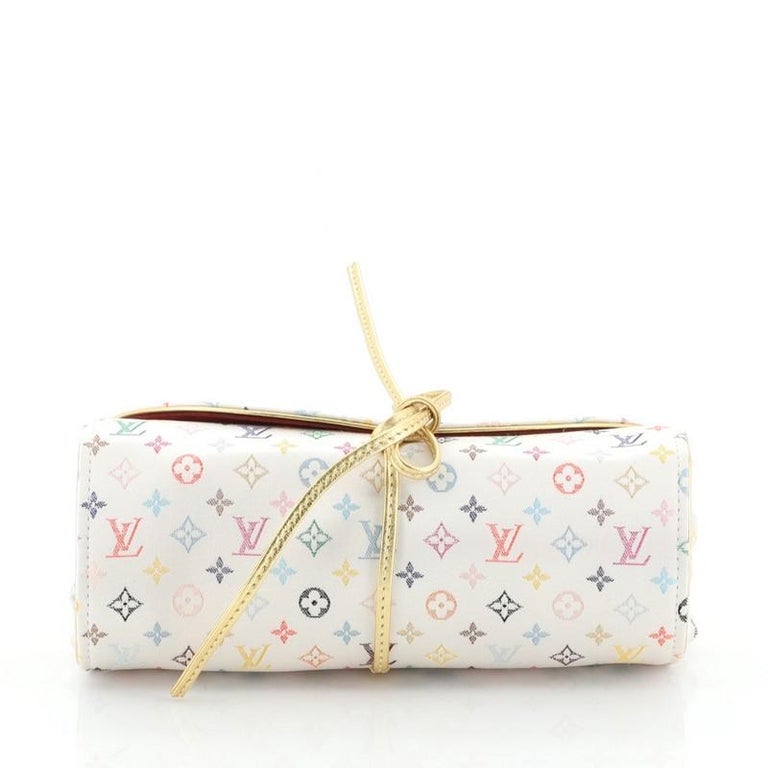 Louis Vuitton Folding Jewelry Case Monogram Multicolor Satin at 1stDibs