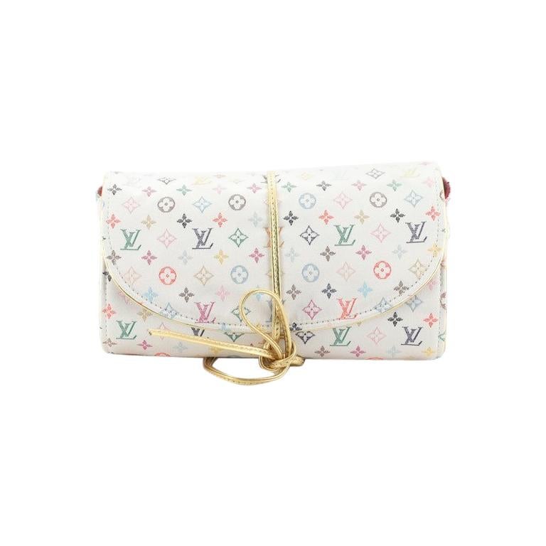 Louis Vuitton Folding Jewelry Case Monogram Multicolor Satin at 1stDibs