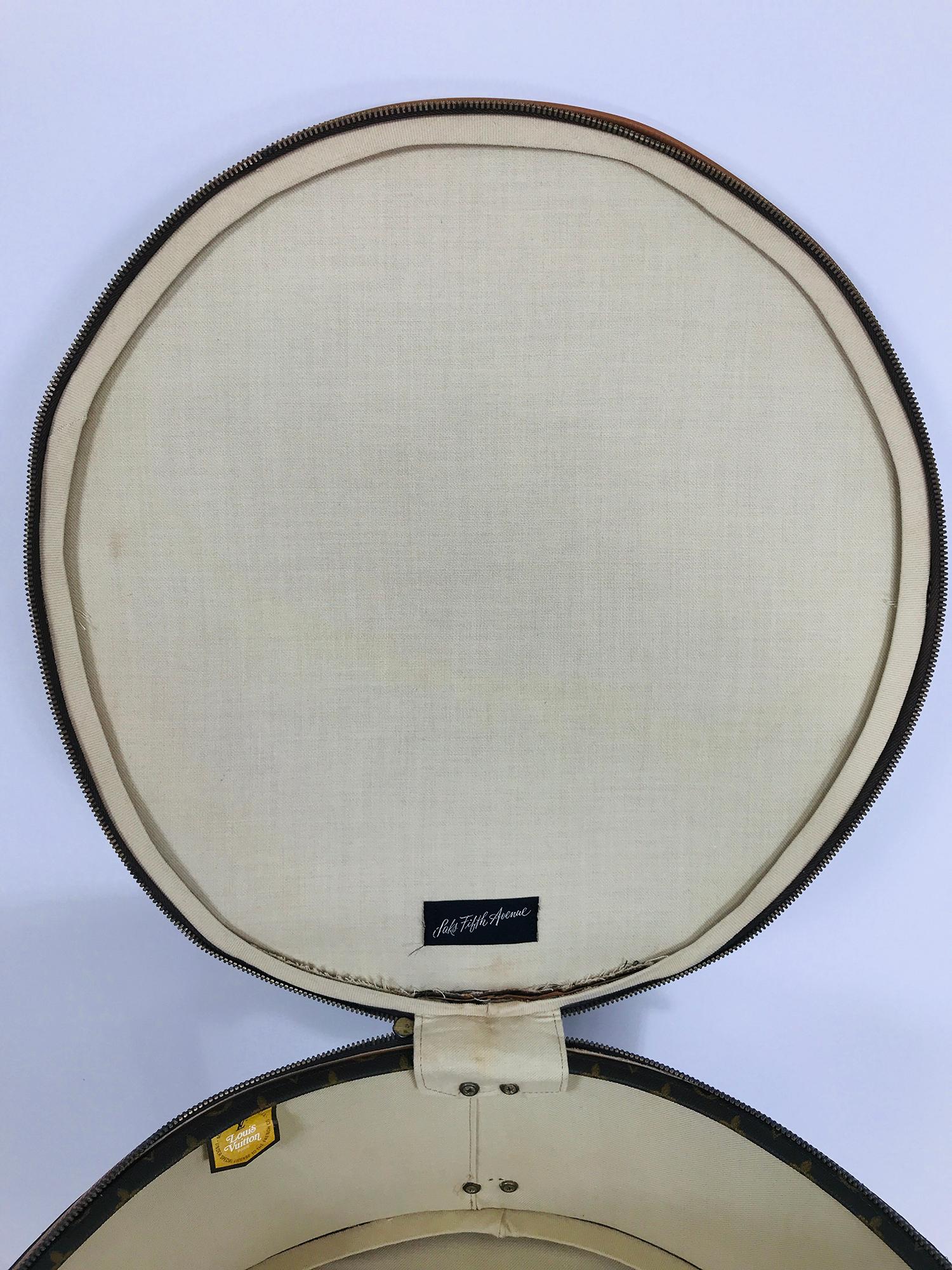 Louis Vuitton for The French Co. 50cm Boite Chapeaux Round Hat Box Rare  10