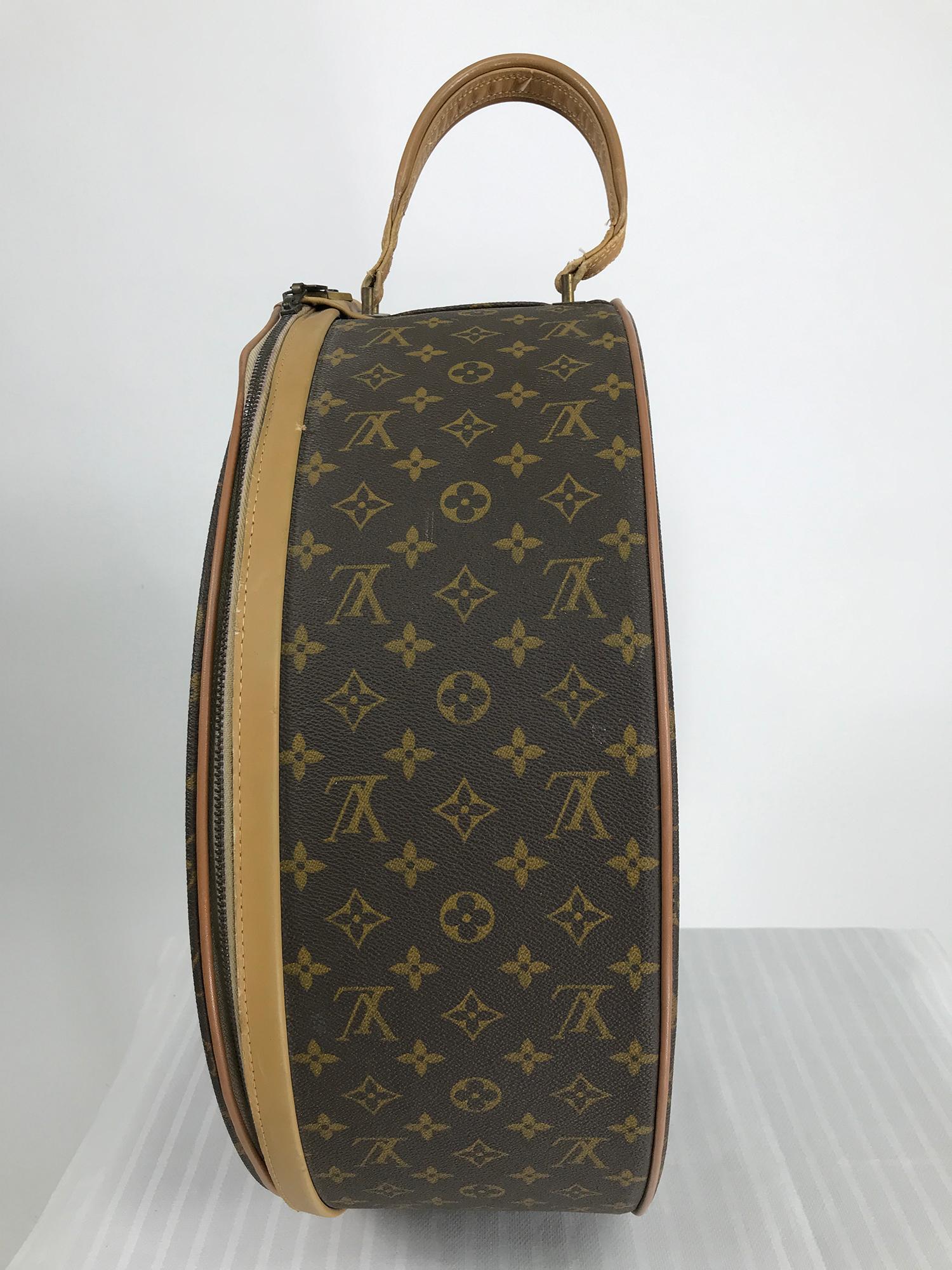 Louis Vuitton for The French Co. 50cm Boite Chapeaux Round Hat Box Rare  In Fair Condition In West Palm Beach, FL