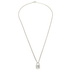 Louis Vuitton For UNICEF - Collier pendentif Lockit en argent sterling