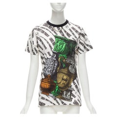 LOUIS VUITTON FORNASETTI T-shirt en coton garni de chaînes avec logo graphique en forme de vase 2021