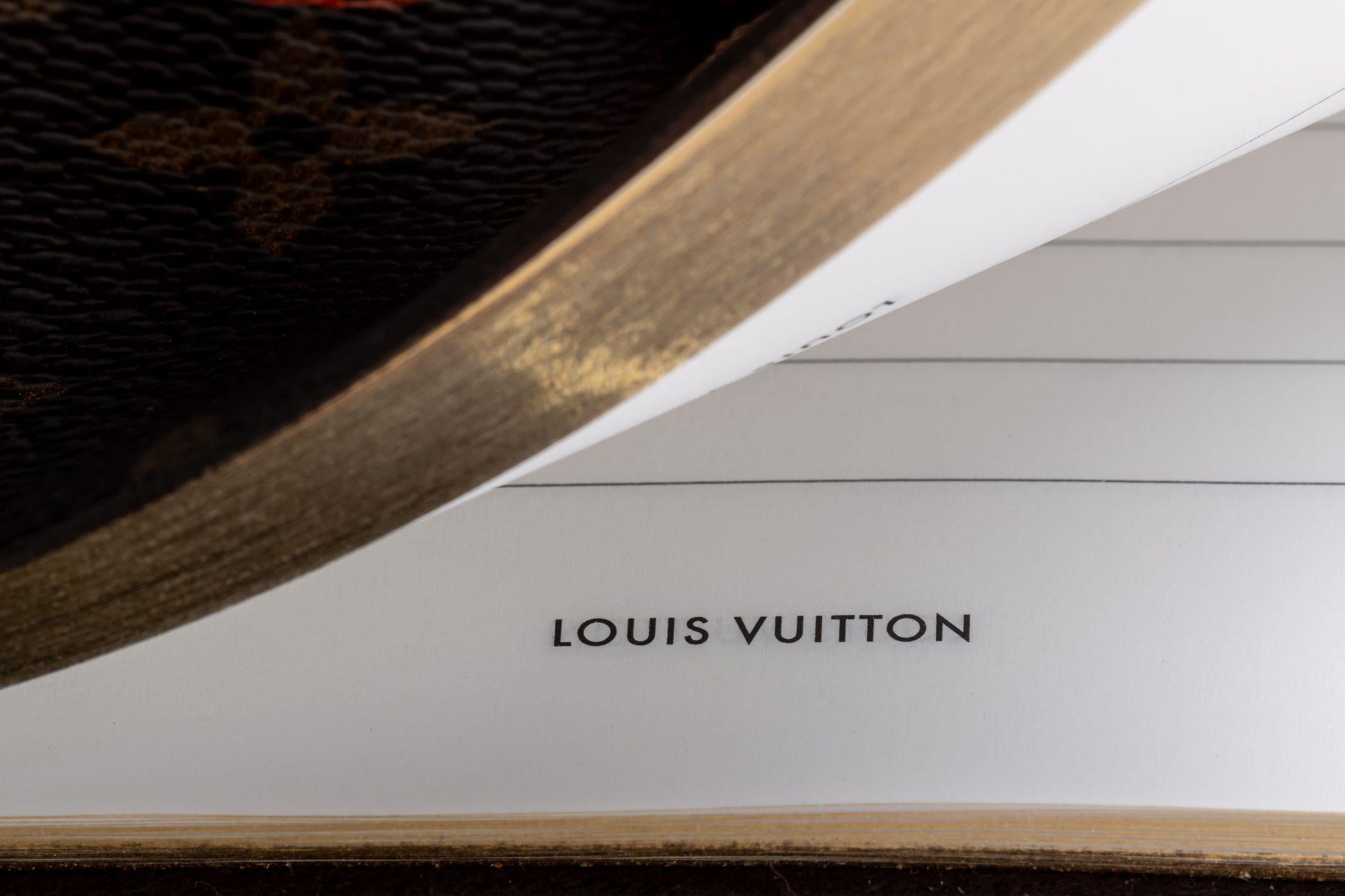 Black Louis Vuitton Fornasetti Clémence Notebook NEW