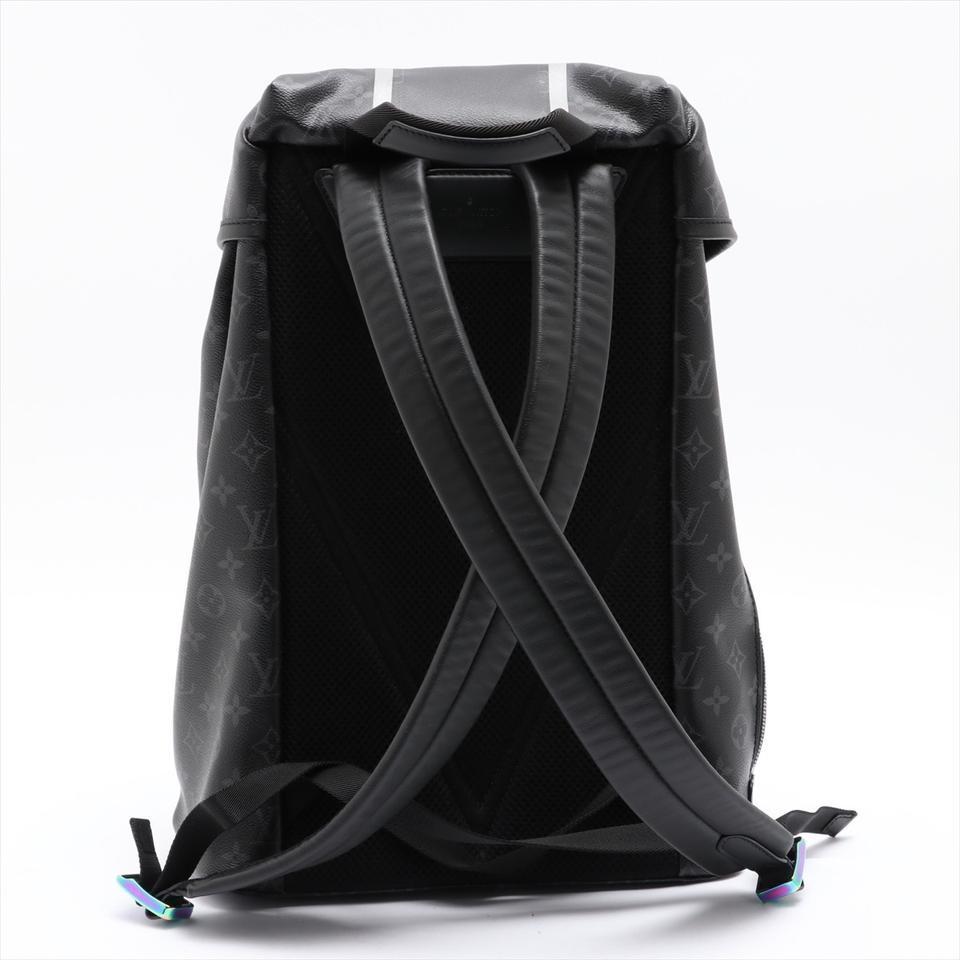 Sac à dos Louis Vuitton Fragment Noir Eclipse Monogram Zack 1lm32lv en vente 4