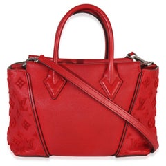 Louis Vuitton Framboise Calfskin Monogram Tote W BB