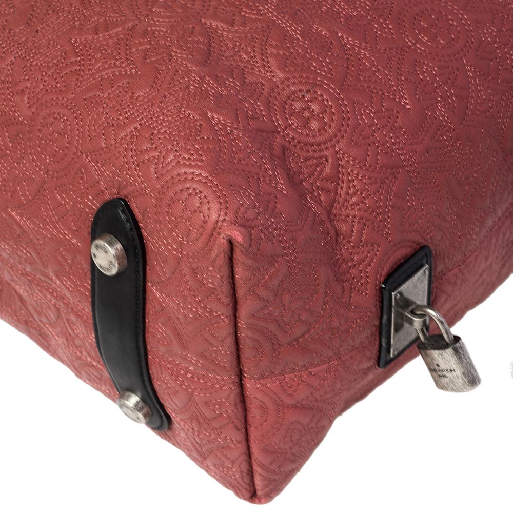 Louis Vuitton Framboise Monogram Antheia Leather Brode GM Bag 6