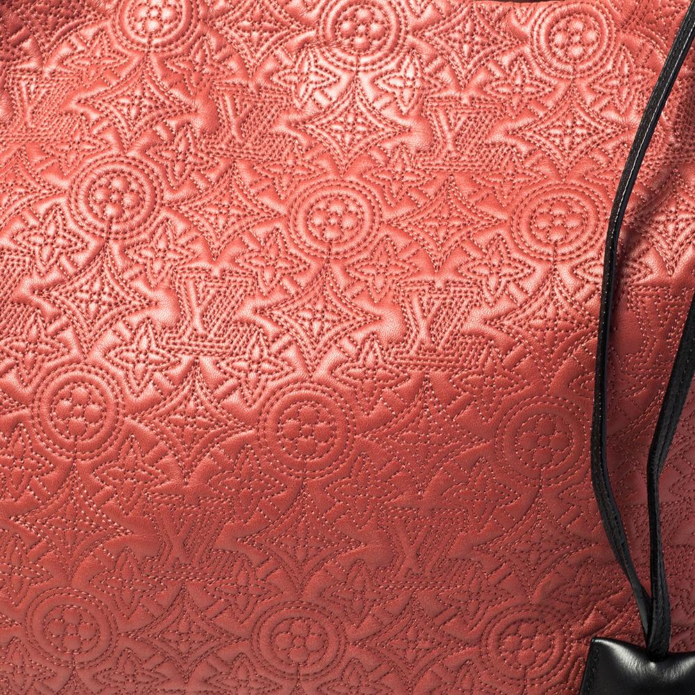 Louis Vuitton Framboise Monogram Antheia Leather Brode GM Bag 7