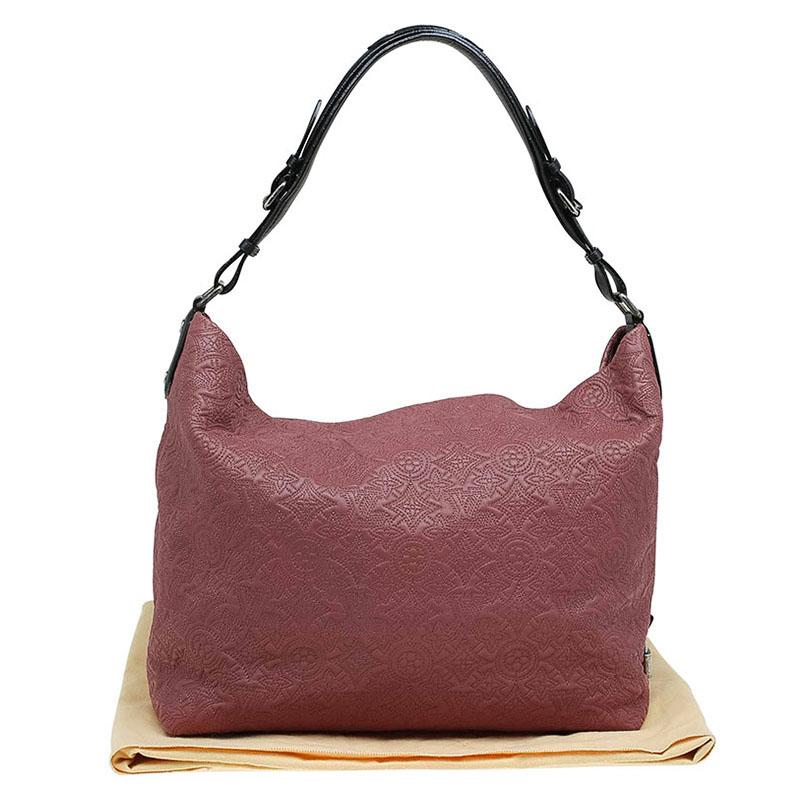 Louis Vuitton Framboise Monogram Antheia Leather Hobo PM Bag 5