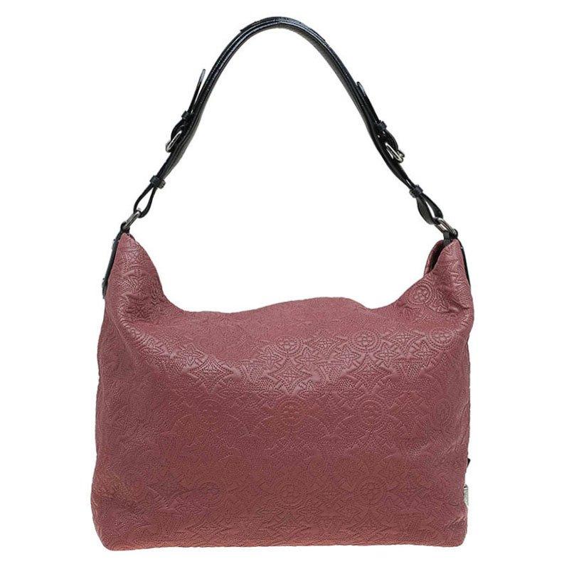 Louis Vuitton Framboise Monogram Antheia Leather Hobo PM Bag 3