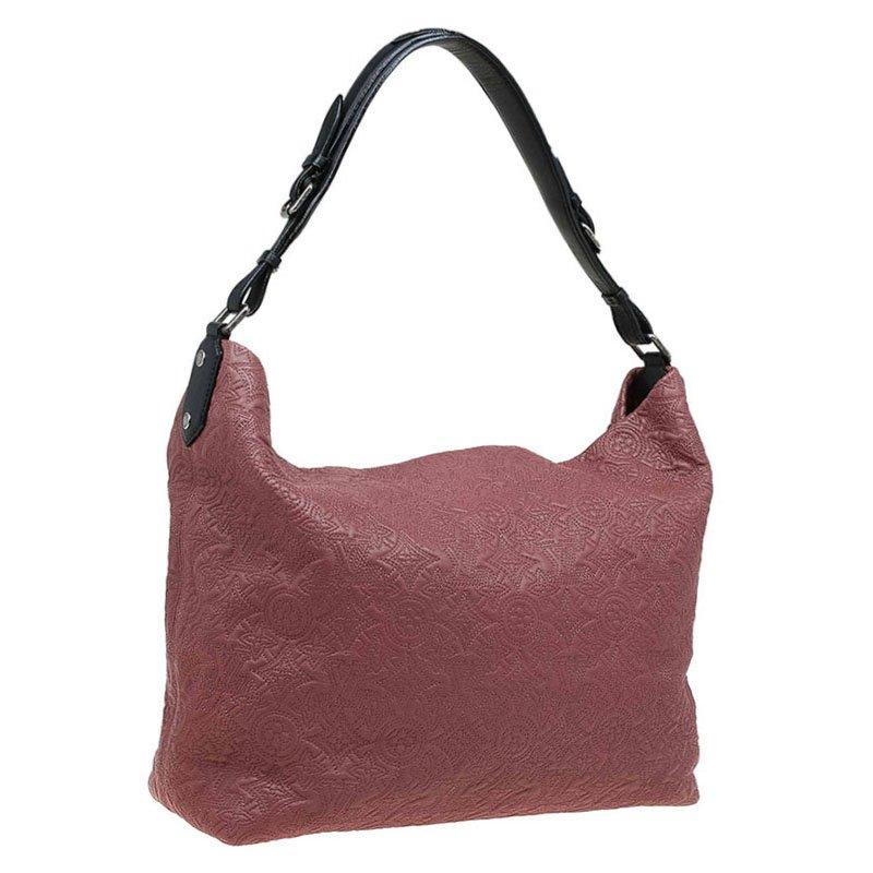 Louis Vuitton Framboise Monogram Antheia Leather Hobo PM Bag 1