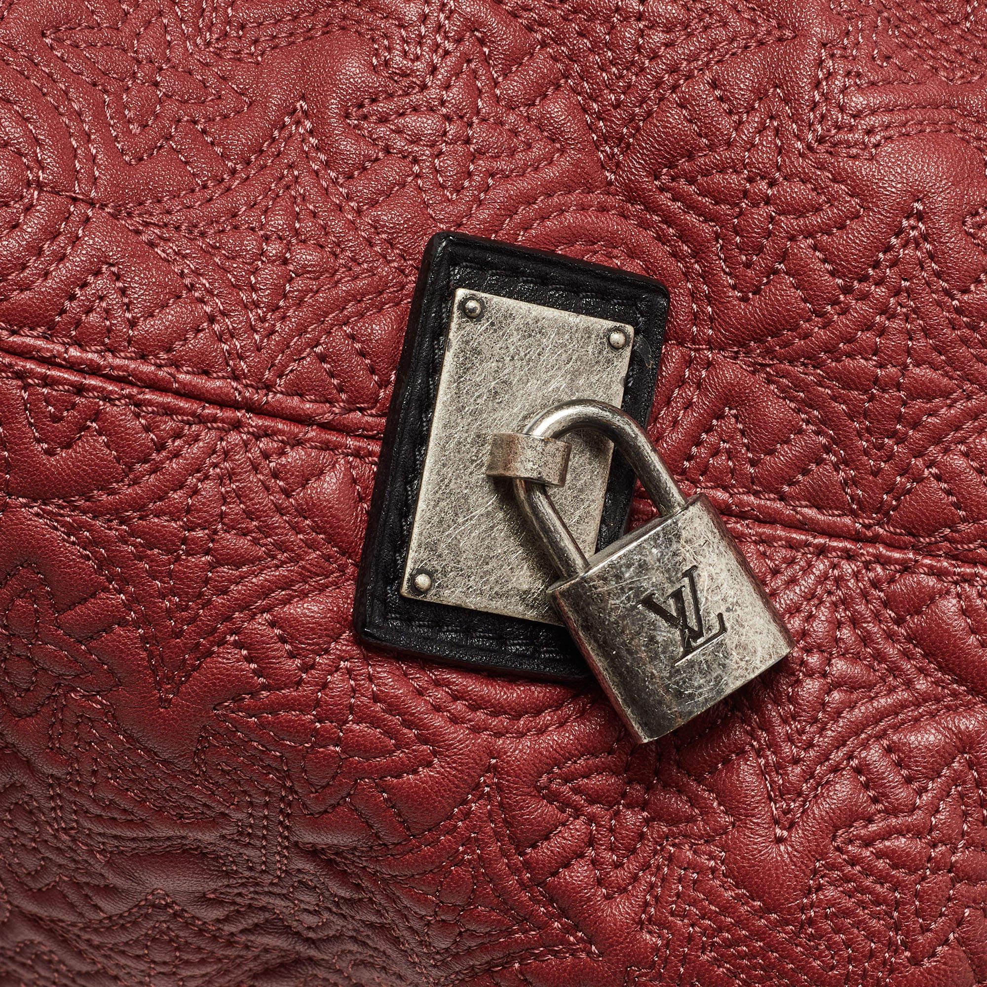 Louis Vuitton Framboise Monogram Leather Antheia PM Bag 5
